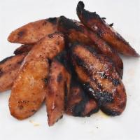 1/4 Lb. Bbq Hot Links · Sliced and grilled smoked sausage