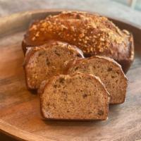Banana Bread · Freshly baked in house contains walnuts