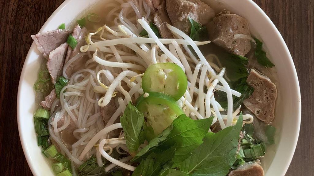 Beef Noodle Soup - Phở · Gluten free. Beef broth served with rice noodles.