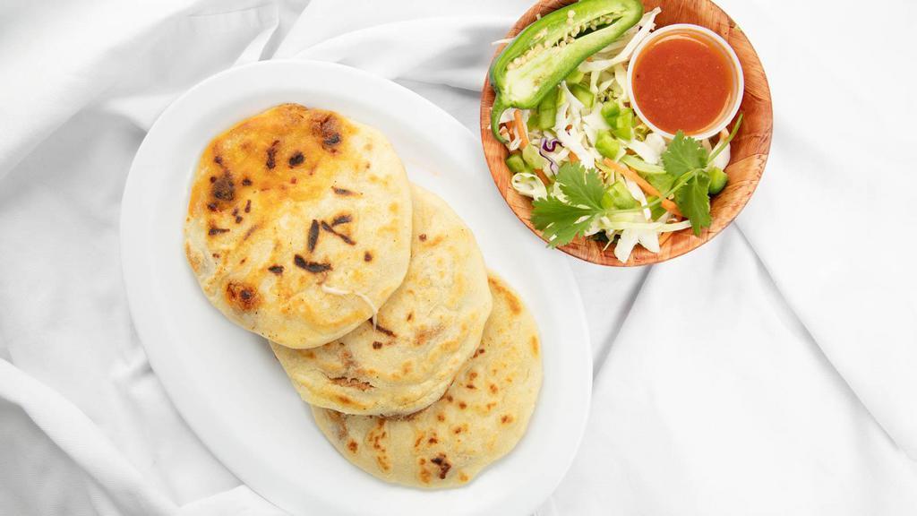 Queso Pupusa · Cheese only.