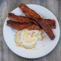 Two Eggs And Bacon · Two fried eggs and bacon
