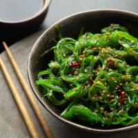 Seaweed Salad · Delicious salad made with dried seaweed.