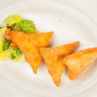 Sambusa (Cheese) · Contains gluten, dairy. A delicious fried pastry filled with a stringy mixture of mozzarella...