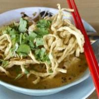 Khao Sauy · (Chiang Mai Noodles) One of Chiang Mai’s well known dishes. This is found on restaurant menu...