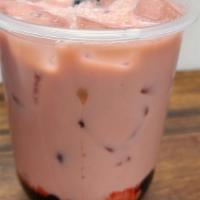 Strawberry Boba Milk Tea · Strawberry Boba Milk Tea