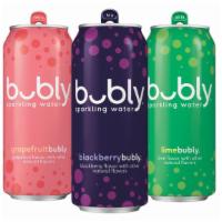 Bubly Sparkling Water - 16Oz Can · Bubly sparkling water pairs crisp, sparkling water with natural fruit flavors to provide a d...
