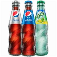 New Pepsi Glass Bottles - 8.45Oz · Click to add a new refreshing Pepsi glass bottle to your meal.