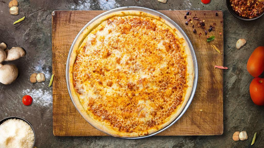 Be At Cheese Pizza  · Fresh tomato sauce, shredded mozzarella and extra-virgin olive oil baked on a hand-tossed dough. Personal pie.