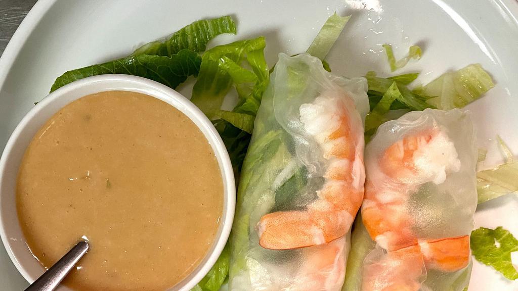 Thai Spring Rolls (2) · Gluten-free. Choice of shrimp or tofu w/ a hint of rice noodles, a tantalizing sauce makes this a must-try.