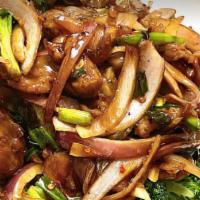 Mongolian Beef · Hot & spicy. Beef stir-fried w/green and red onions.
