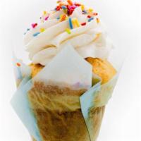 Vanilla Cupcake · Dairy free, vegan. Contains almond milk and soy. Egg free. How do you describe a GREAT cupca...