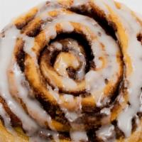 Ma Clara'S Cinnamon Roll · Dairy free, vegan. Contains soy, egg free. Warm soft dough perfectly baked and rolled with a...
