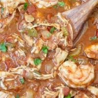 Gary'S Gumbo  · Our version of this Louisiana stew is made with chicken, sausage, okra, onions, bell peppers...