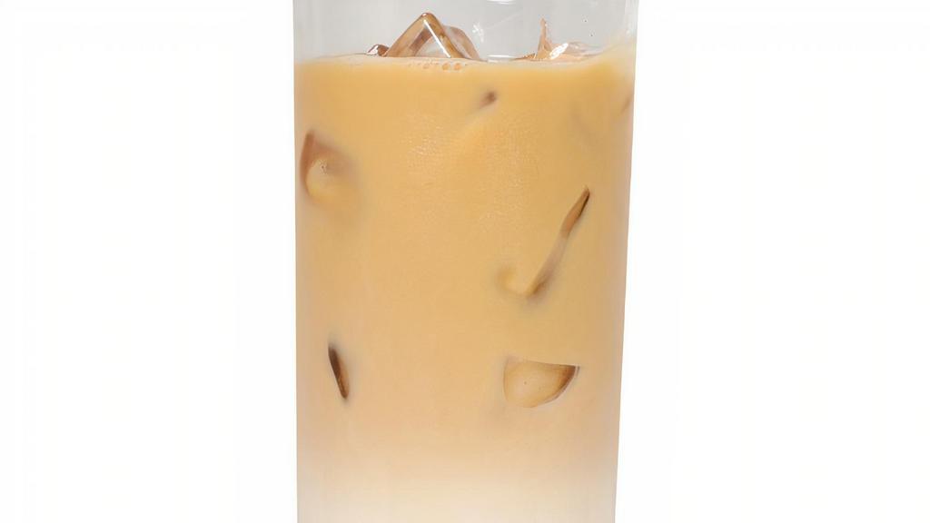 Iced Latte · Espresso over ice with milk and flavor if preferred.