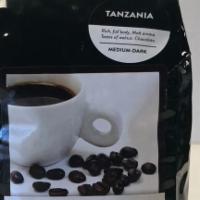 Tanzania Coffee Beans · Rich aroma, full body, lingering sweet finish.  Single Origin Whole Coffee Beans