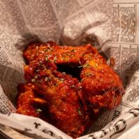 Korean Seasoned Sweet Chili Fried Chicken Wings (16 Pcs) · (Chicken Orders Not Available After 12AM)