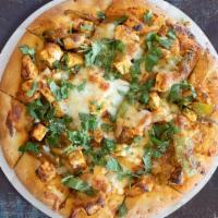 King Of Kohinoor Pizza · Pili Pili chicken, red onion, red peppers, and green peppers baked on a hand-tossed 16