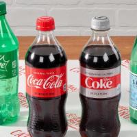 Bottled Drinks · Includes Coke, Diet Coke, Sprite, Barq's Root Beer, San Pellegrino, Bottled Water