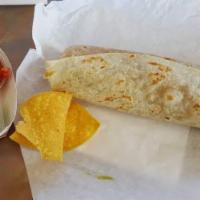 Carnitas Burrito · Pork carnitas, pico de gallo and guacamole. Wet burrito would be topped with enchilada sauce.