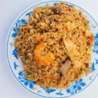 House Special Fried Rice · Shrimp, chicken, beef. vegetable.