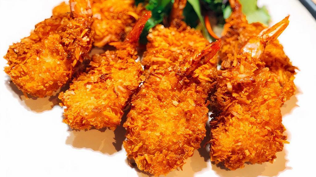 Coconut Fried Shrimp (7)  · Deep fried breaded coconut shrimps served with sweet and sour sauce.
