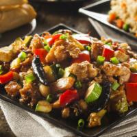 Kung Pao Chicken Bowl · Delicious stir-fry chicken bowl is full of chicken tossed in a combination of salty, sweet a...