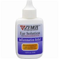 Zymox Ear Solution With 0.5% Hydrocortisone For Dogs & Cats, 1.25-Oz Bottle · Size: 1.25-oz bottle,Veterinarian Recommened. ZYMOX® Ear Solution with 0.5% Hydrocortisone c...