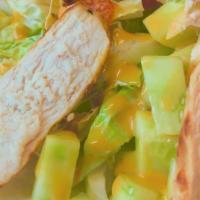 The Cobb Salad & Soup Combo · Medium Cobb salad - Chopped lettuce, sliced turkey, cherry tomatoes, bacon, hard-boiled egg,...