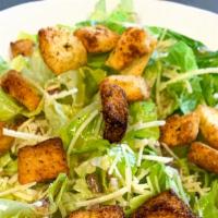 The Caesar Salad & Soup Combo · Medium Caesar salad - Chopped Romaine lettuce, parmesan cheese topped with our house made cr...