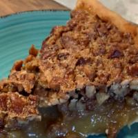 Pecan Pie Slice · Our famous pecan pie served by the slice.