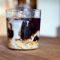 Black Magic Cold Brew · Our original cold brew coffee; Black Magic cold brew. Comes in a fountain to go cup with ice.