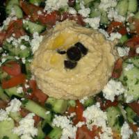 Shepherds Salad · Diced tomatoes, onion, cube of cucumber, finely chopped Italian parsley, fresh lemon juice w...