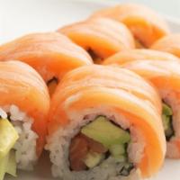 Salmon Love Roll · Spicy. In: Salmon, Cucumber
Out: Salmon.

*consuming  row or under cooked fish or shellfish ...