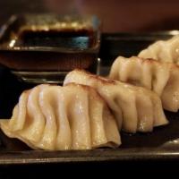 Homemade Gyoza · pan-fried pork and chicken potstickers (cannot be made gluten free)