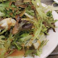 Mixed Green Salad · field greens + creamy citrus or sesame ginger