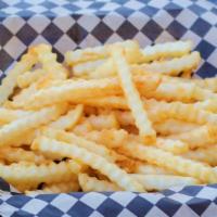 House Fries · Lightly-salted golden crinkle cut french fries.