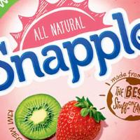 Snapple · Kiwi and strawberry snowball juice.