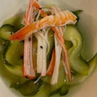 Cucumber Salad · Japanese-style cucumber marinated in a sweet citrus sauce.