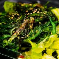 Seaweed Salad · Japanese-style marinated seaweed salad.