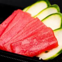 Tuna Sashimi · This item may contain raw or undercooked ingredients or may be cooked to order. Consuming ra...