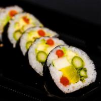 Vegetarian Roll · Cucumber, asparagus, oshinko, avocado, yamagobo