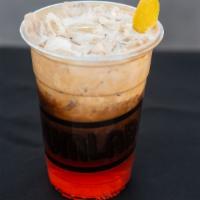 Espresso Cream Soda · Espresso vanilla syrup topo chico and ice. all 20oz cream sodas come with an extra espresso ...