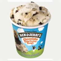 Chocolate Chip Cookie Dough Ben & Jerry'S Ice Cream Pint · Vanilla Ice Cream with Gobs of Chocolate Chip Cookie Dough