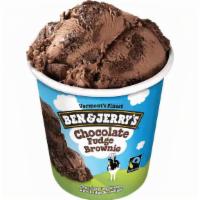 Chocolate Fudge Brownie Ben & Jerry'S Ice Cream Pint · Chocolate Ice Cream with Fudge Brownies