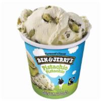 Pistachio Pistachio Ben & Jerry'S Ice Cream Pint · Pistachio Ice Cream with Lightly Roasted Pistachios