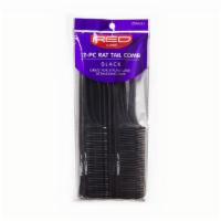   Professional Rat Tail 12Pc Black Comb Set Red By Kiss · Great for Styling and Detangling Hair