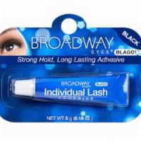 Broadway Individual Black  Lash Glue  · Kiss Broadway Eyes Long Lasting Adhesive
Strong Hold, Long lasting Adhesive