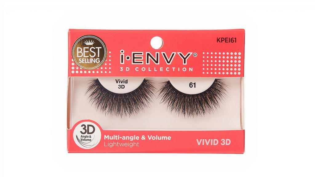 Kpei61 I-Envy 3D Collection Vivid 3D · High in volume, these trendy styles of Vivid 3D lashes create an amazingly alluring look. Achieve stunning, flawless style even with no makeup.
