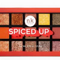 Nicka K Spiced Up Eyeshadow Pallette  · Play up your eyelids with blendable high-shine creamy metallics & bold mattes.