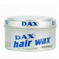 Dax Washable Hair Wax  · Easier to wash out than other hair waxes
Great for high pomps, das, Mohawks, spikes, and pun...